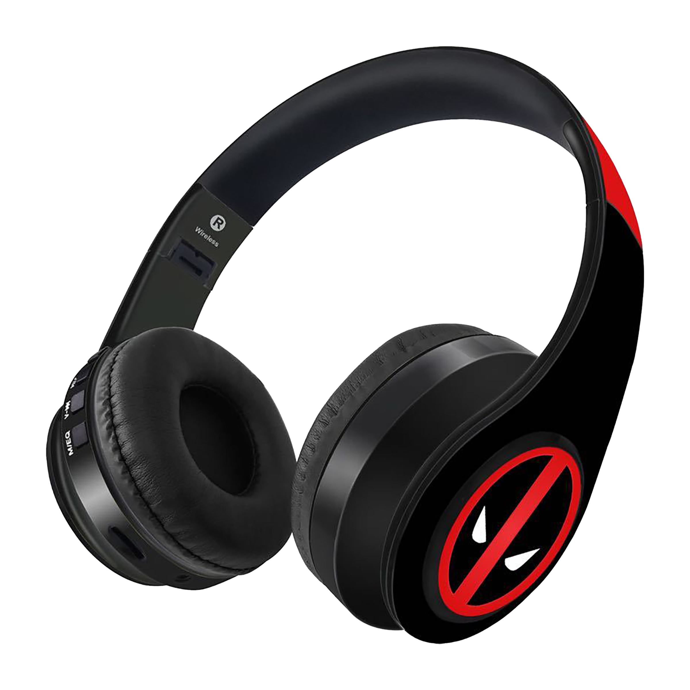 Buy macmerise Face Focus Deadpool Decibel SODCIBLMM3928 Bluetooth Headset with Mic Passive Noise Cancellation On Ear Multicolor Online Croma